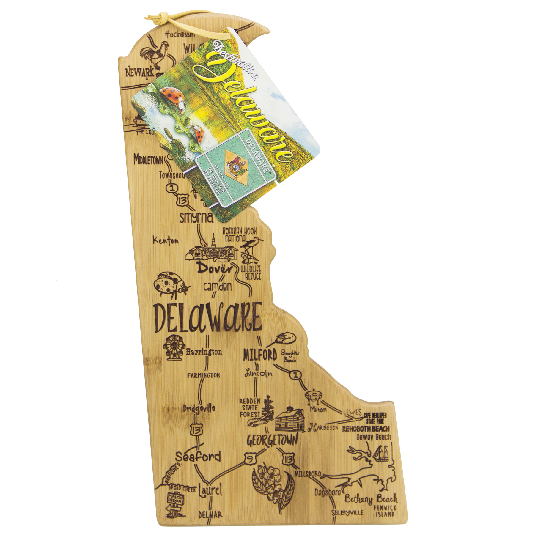 Destination Delaware Cutting & Serving Board 4