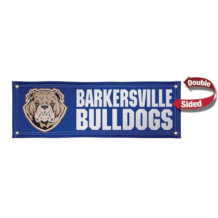 2' x 6' 13 oz. Smooth Vinyl Banner Double-Sided 3