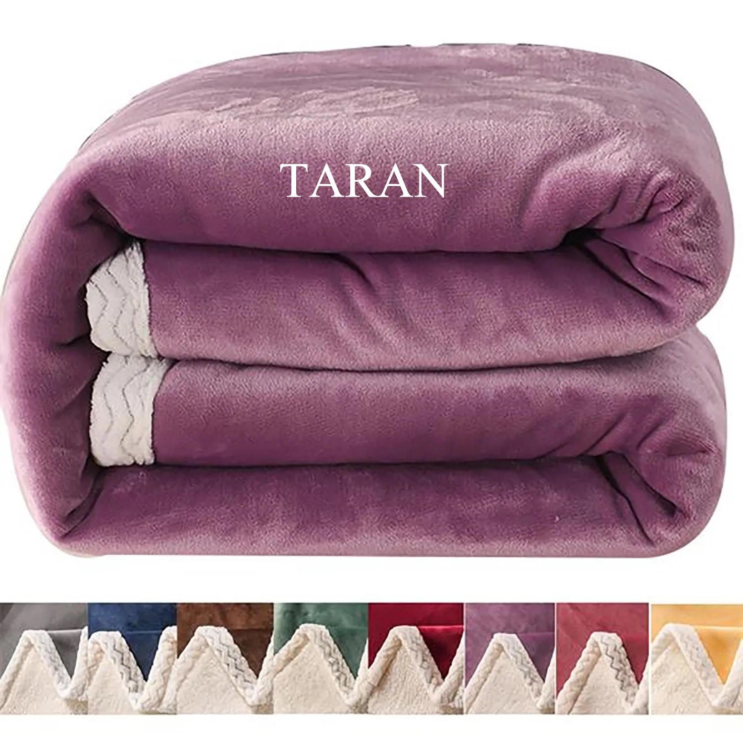 Sherpa Fleece Throw Blanket 2