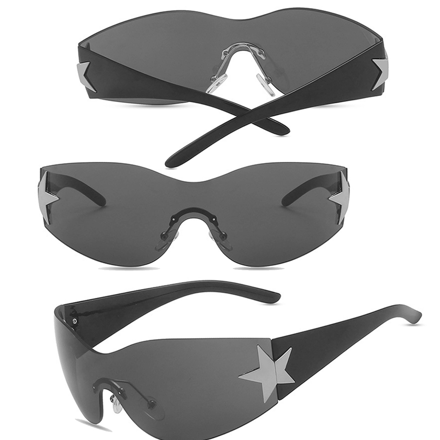 Rimless Pentagram Sunglasses 21