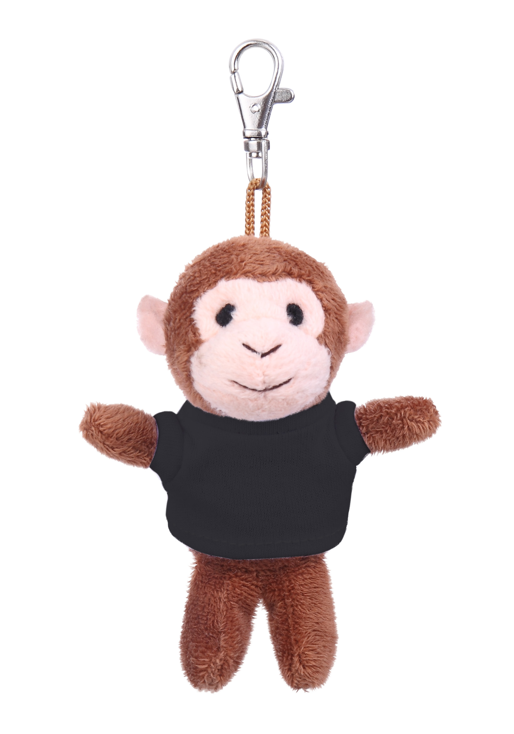 Soft Plush Monkey Keychain with Tee 7
