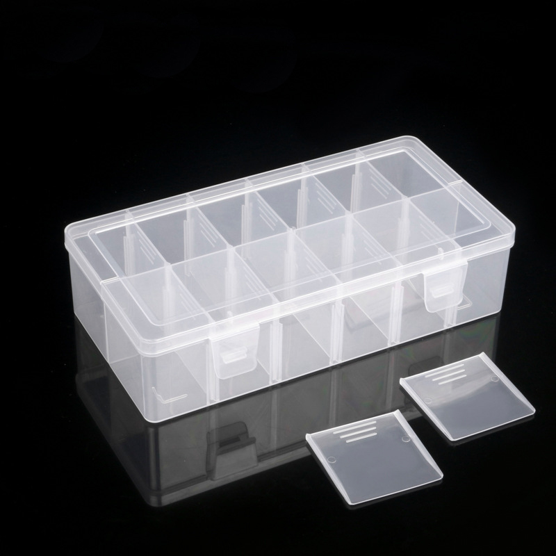 12 Grids Plastic Clear Organizer Box 4
