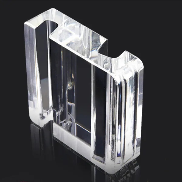 Square Crystal Phone Stand Paperweight 5