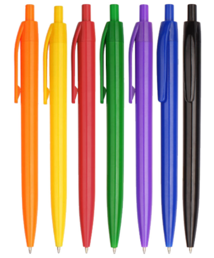 Lincoln Solid Colored Barrels Click Pen 5
