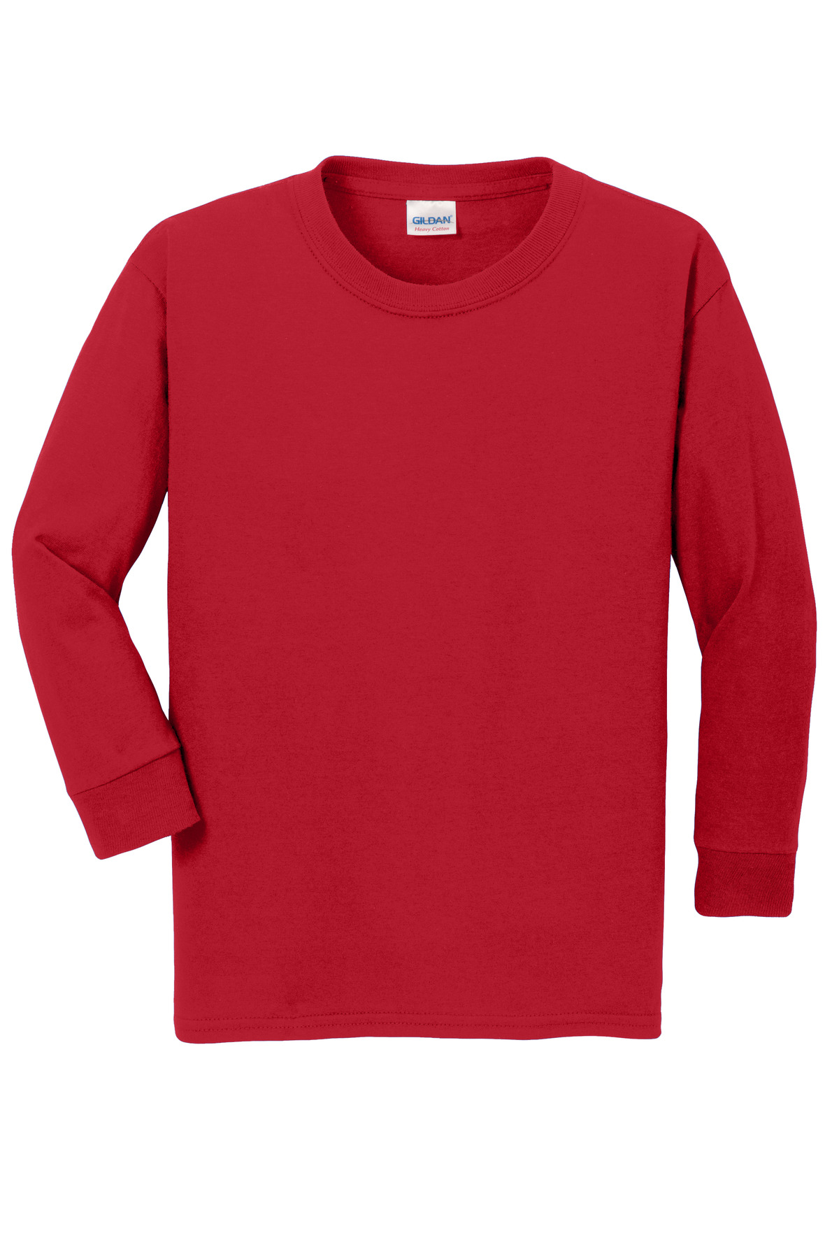 Gildan Youth Heavy Cotton 100% Cotton Long Sleeve T-Shirt. 5400B 42