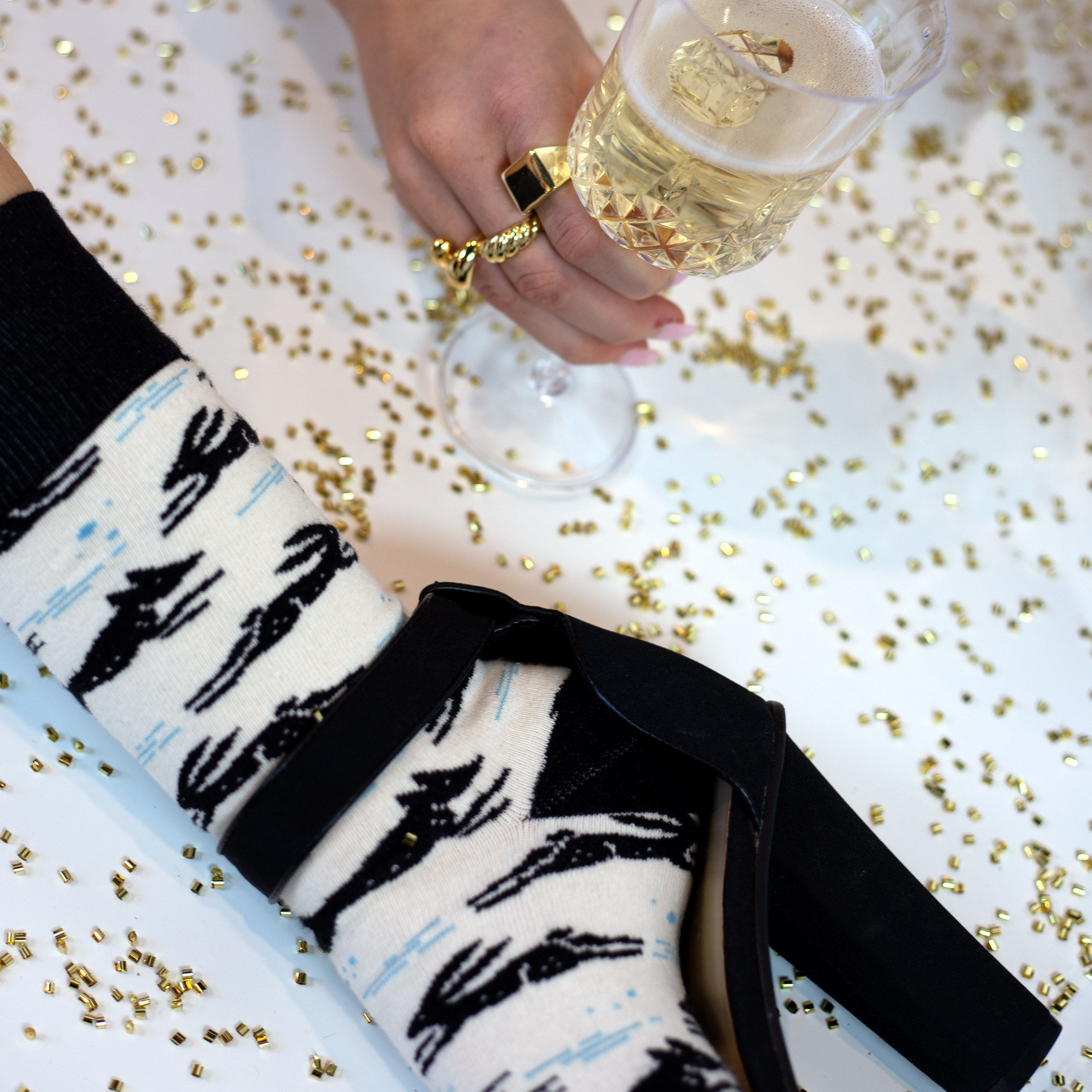 Dress Birthday Socks - Celebratory Footwear for Your Day - American Made 1