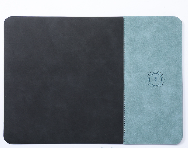 PU Leather Wireless Charging Mouse Pad 7