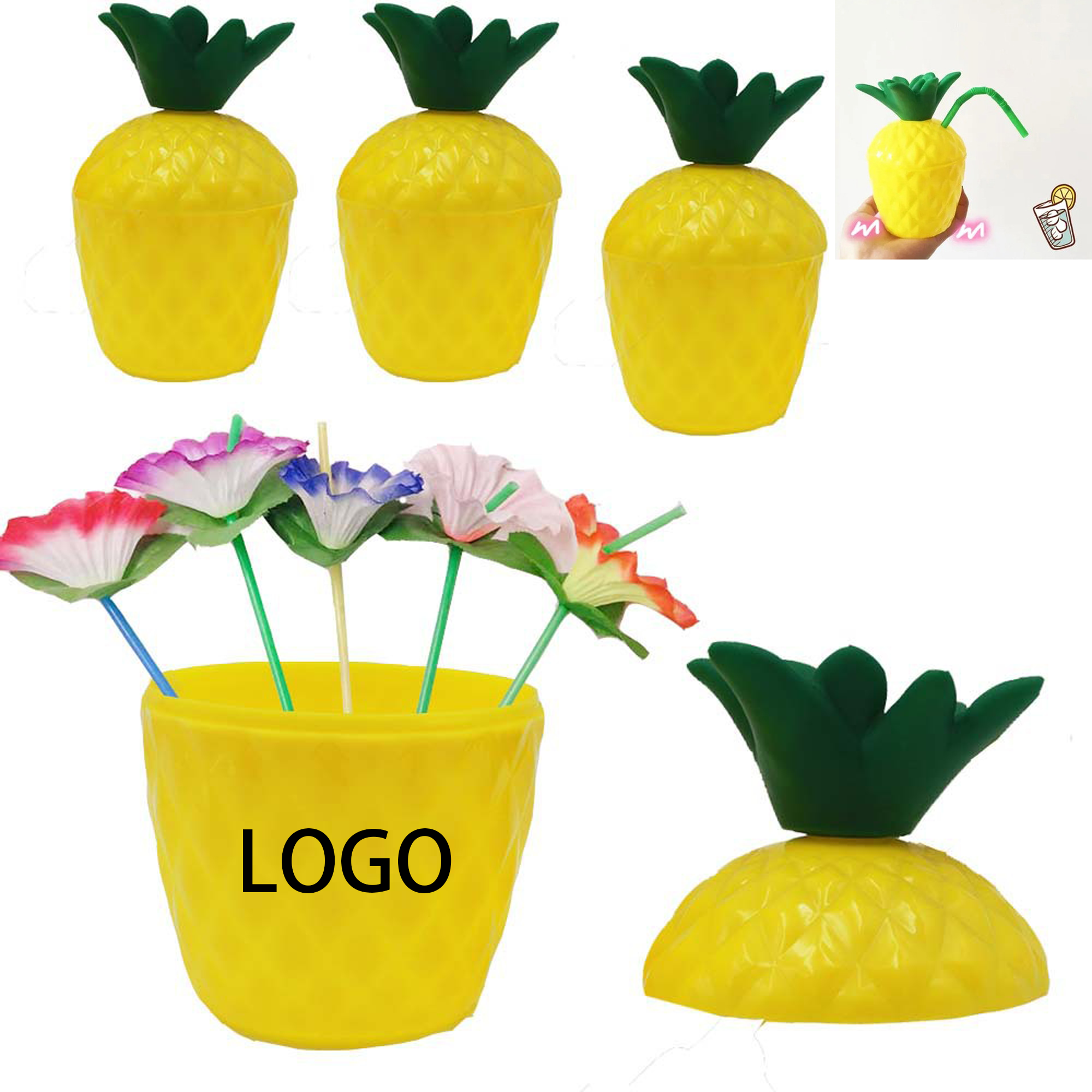 Tropical Themed Fruit Party Cup 1