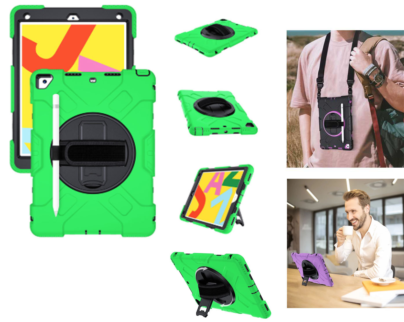 iBank ® iPad 10.2" Shockproof Case compatible with 9th/8th/7th 2021-2019 1