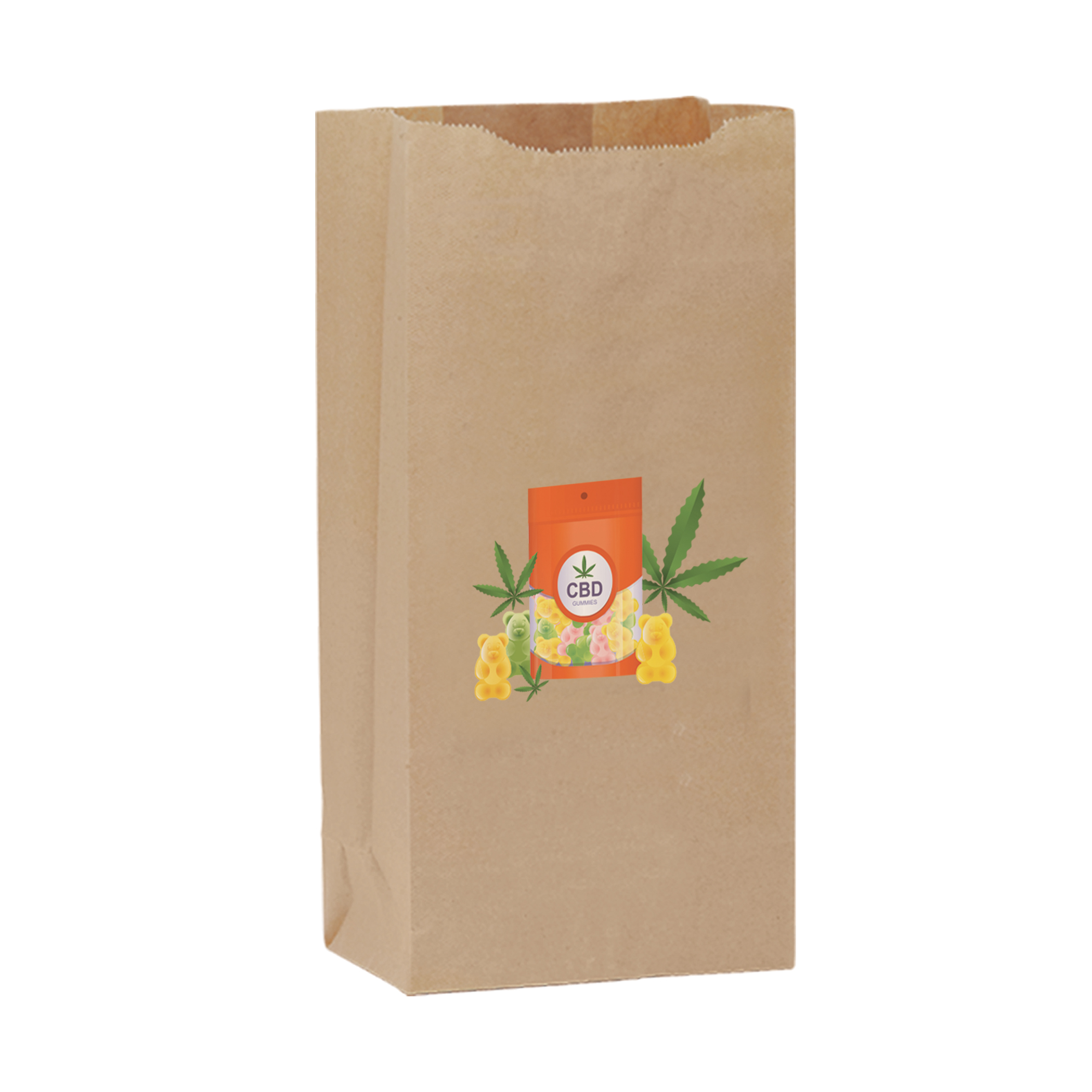 Lunch Bag - Natural Kraft 6# SOS 3