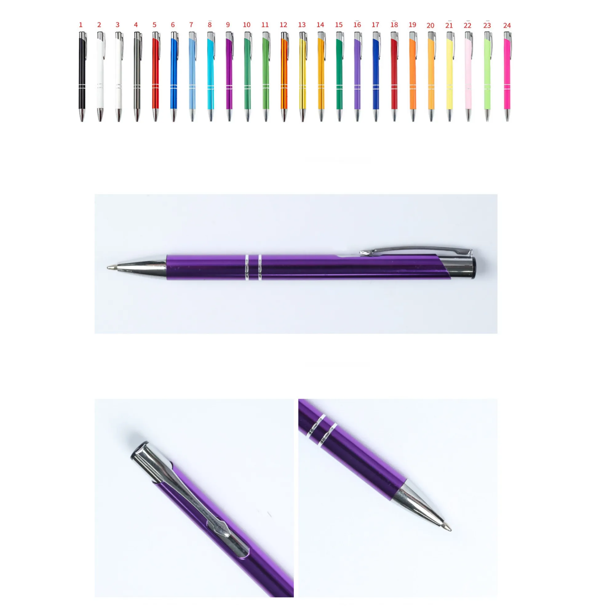 Aluminum Shaft Metal Advertising Promotional Ballpoint Pen 1