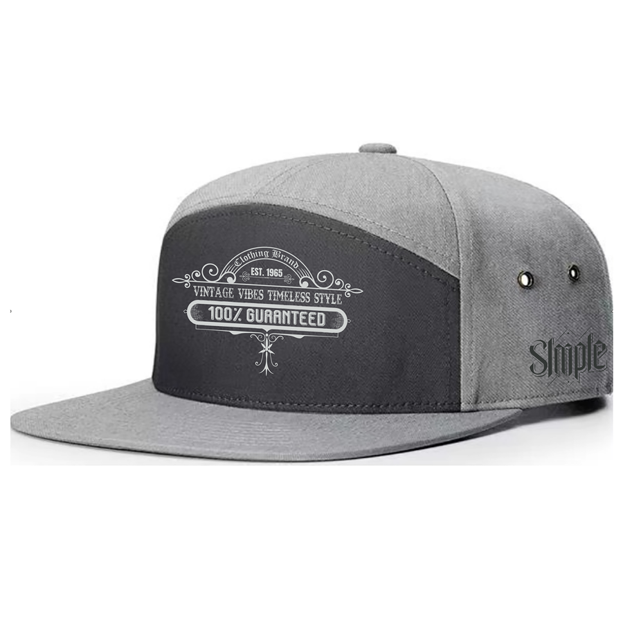 Premium Cotton Twill 7 Panel Cap