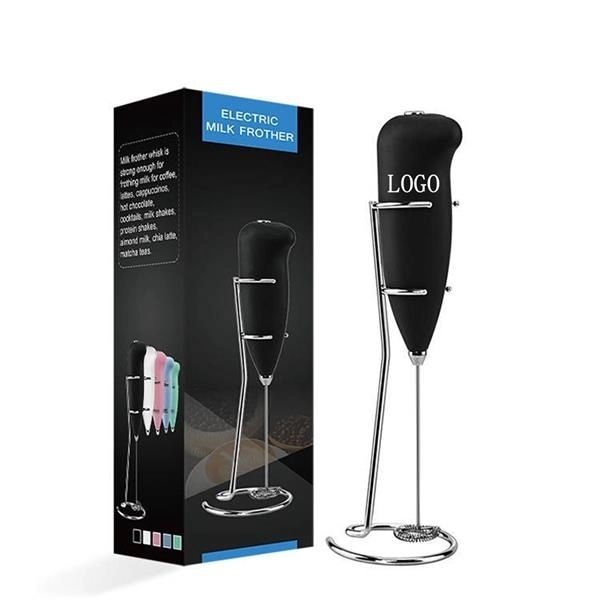 Handheld Milk Frother With Stand 2
