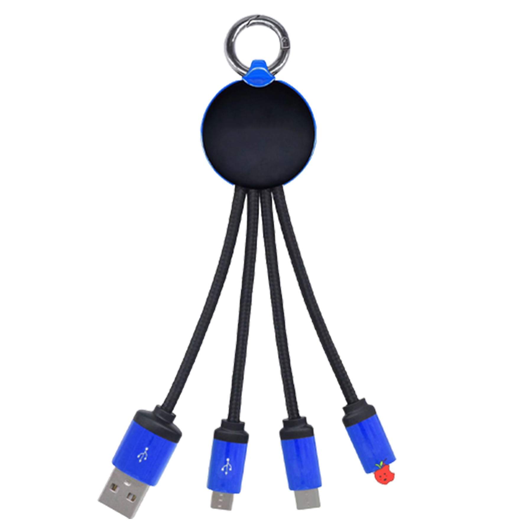 6.3 Inch Multi Interface Charging Cable Keychain 4
