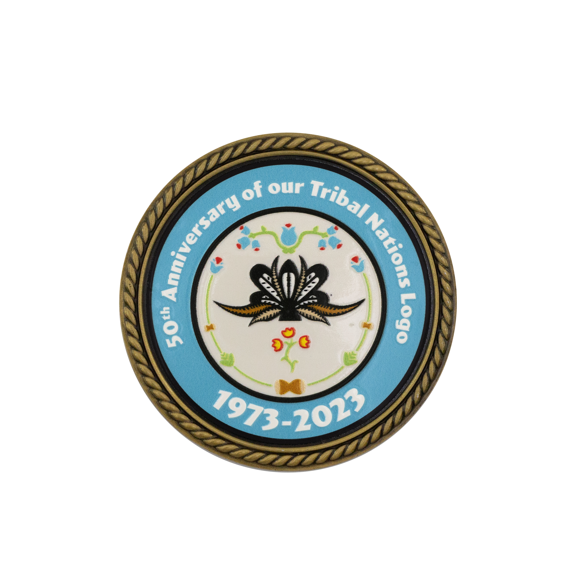 1.75" Speed Challenge Coin Rope Border w/ 3D Texture Print 16