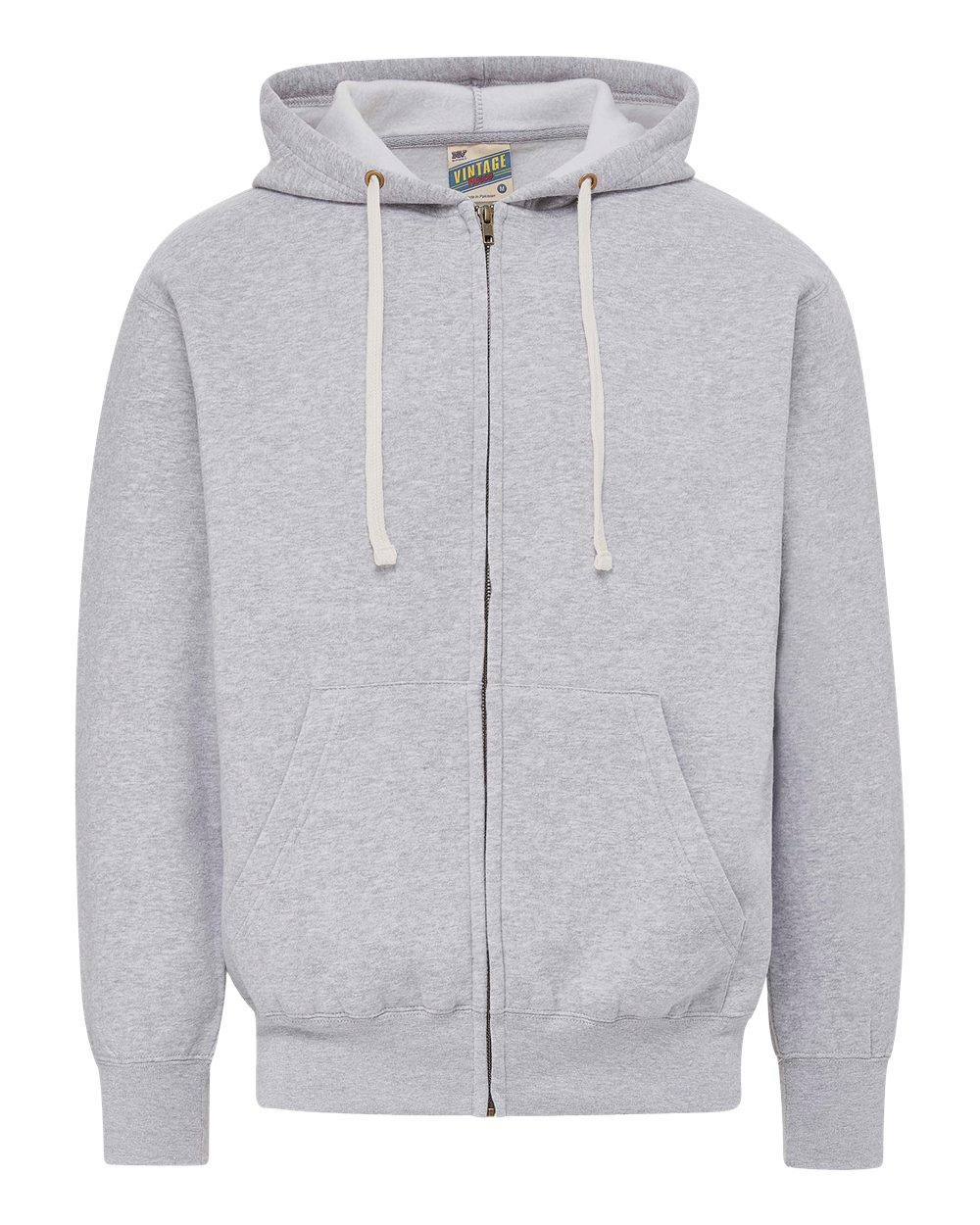 Unisex Vintage Fleece Full-Zip Hooded Sweatshirt - 22132 22