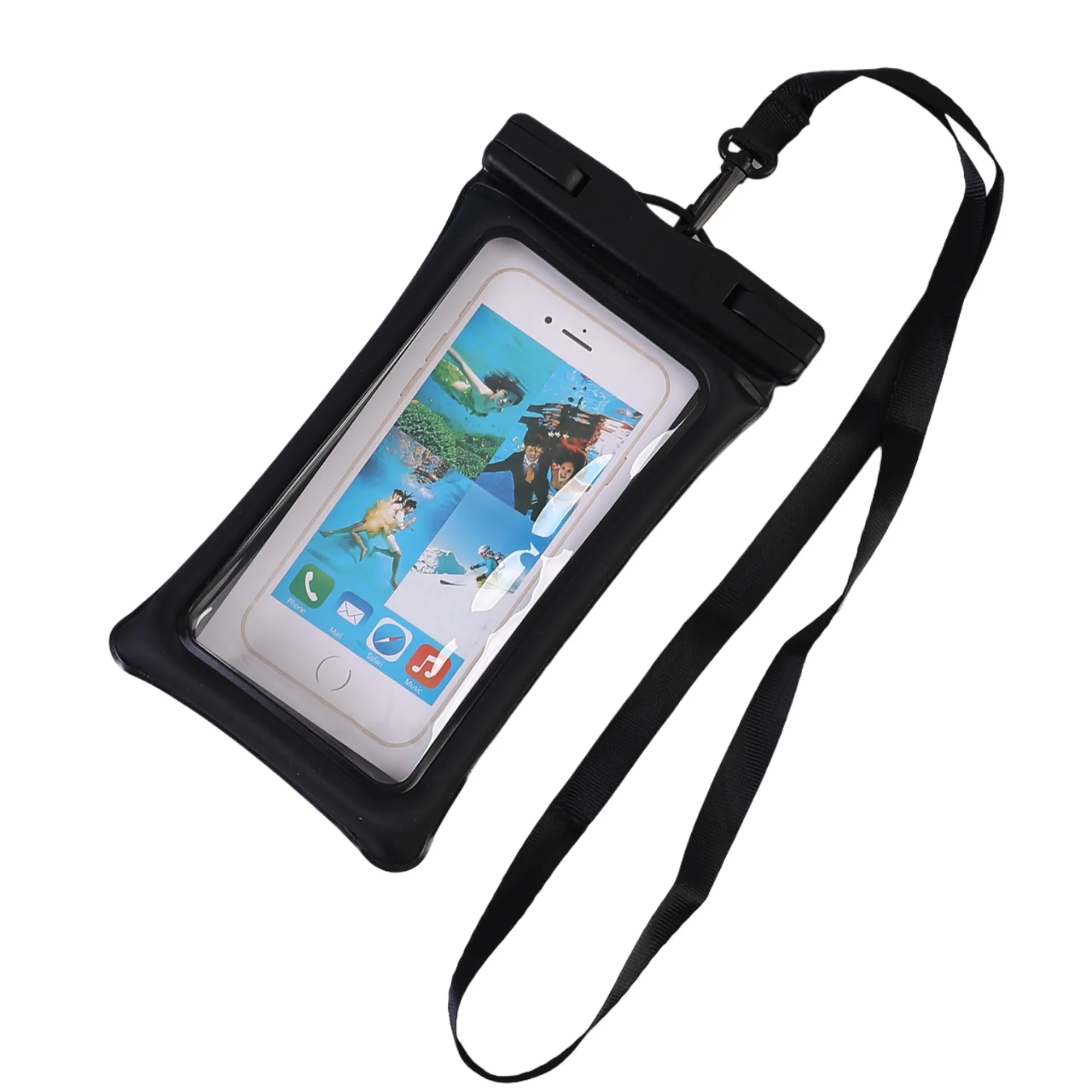 PVC double-sided inflatable mobile phone waterproof bag 5