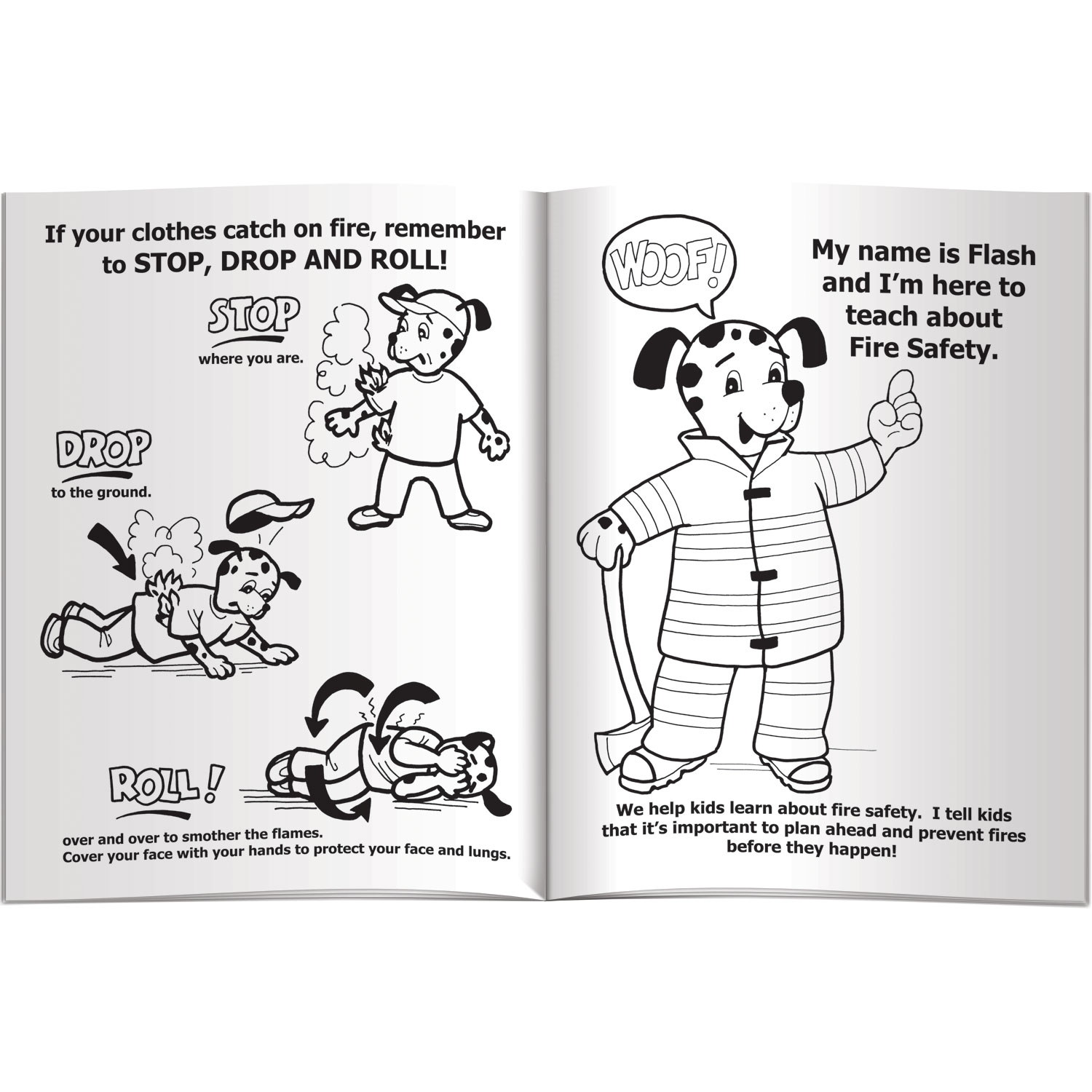 Combo Pack - CB1101 Coloring Book & 4-Pack of Crayons (Imprinted) in a Poly Bag 2