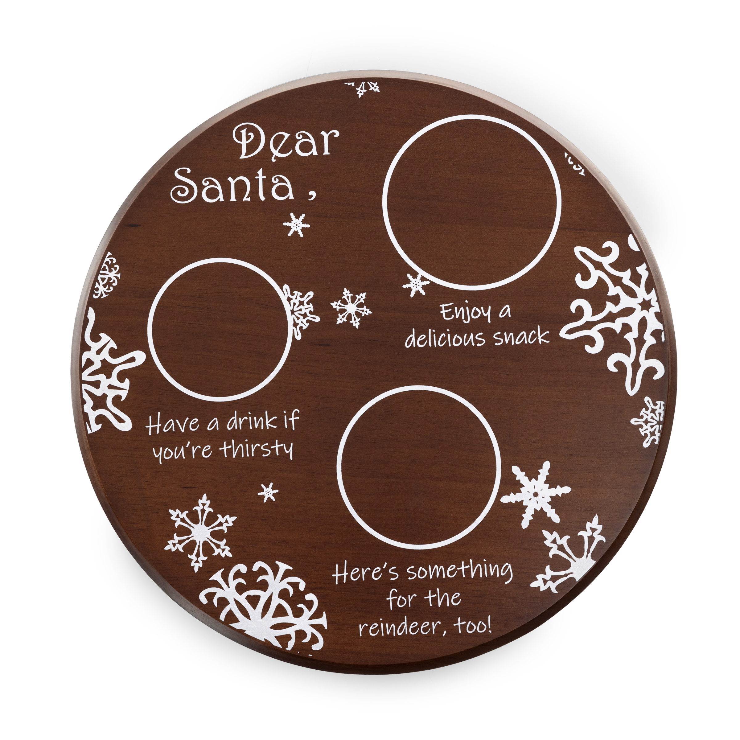 Dear Santa Milk & Cookies Serving Tray 3