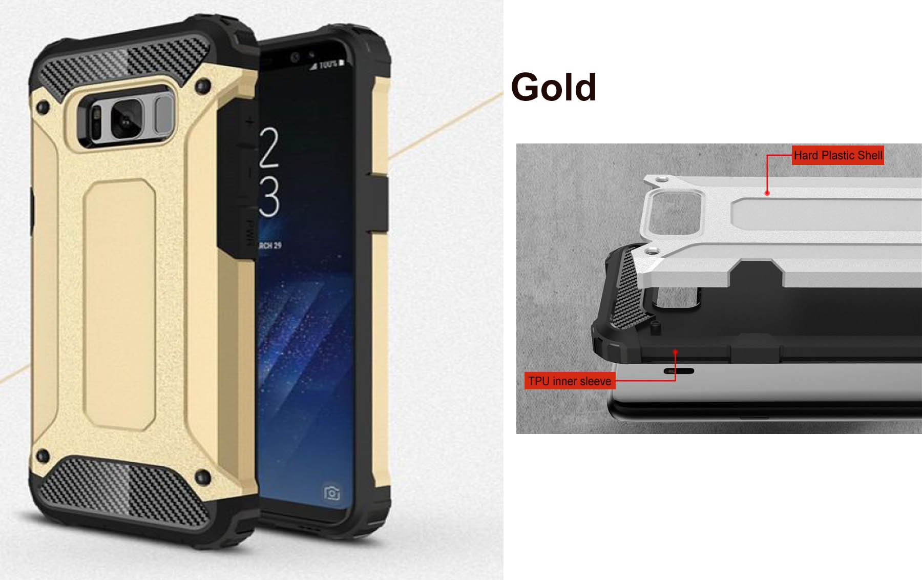 iBank ® Galaxy Case compatible with Galaxy A17,A16, A15, A14, A54, A35, A35, A03S 1