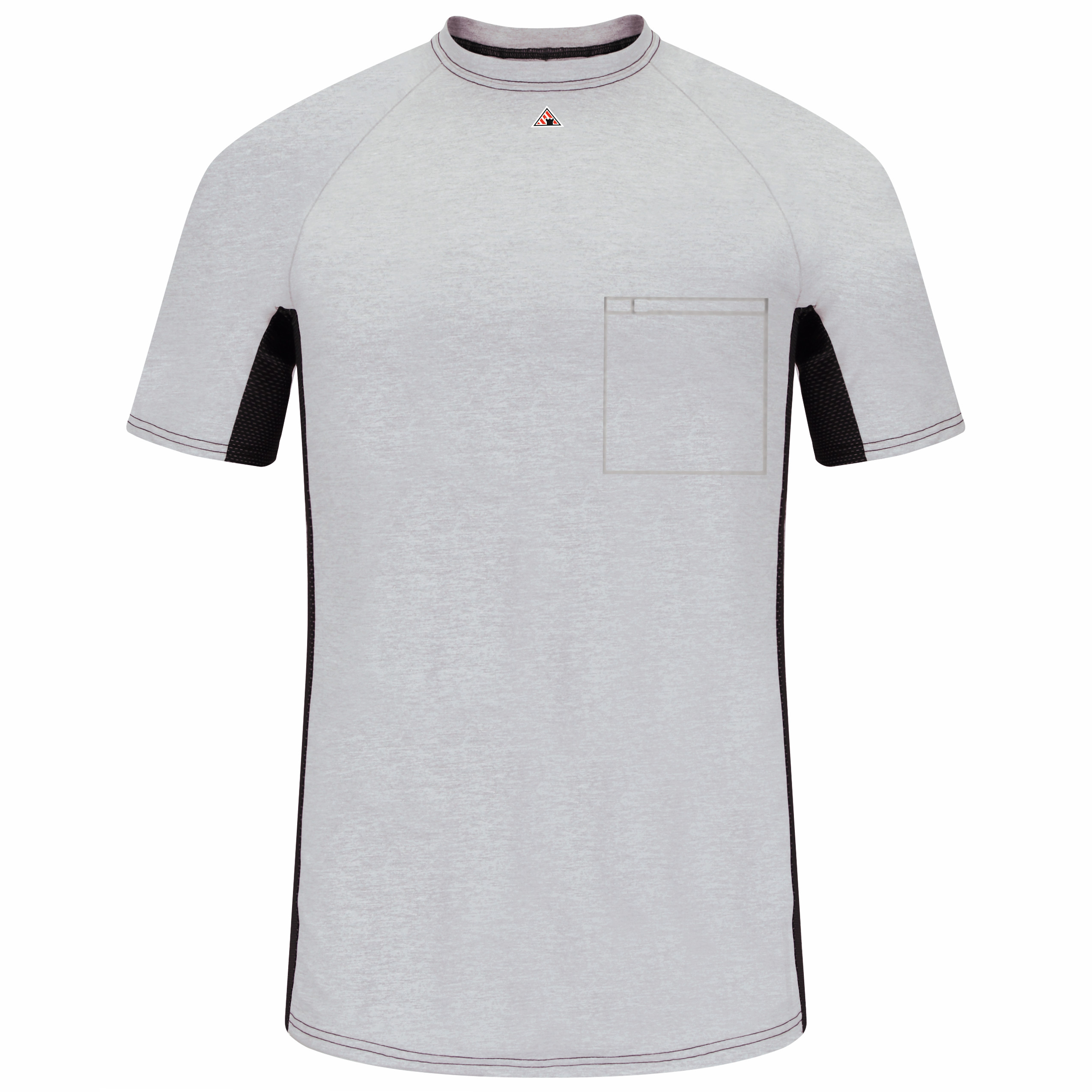 Bulwark® Men's FR Short Sleeve Base Layer with Concealed Chest Pocket 2