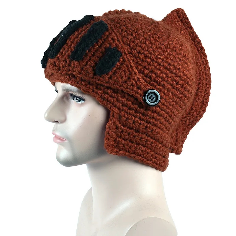 Knitted Roman knight hat 3