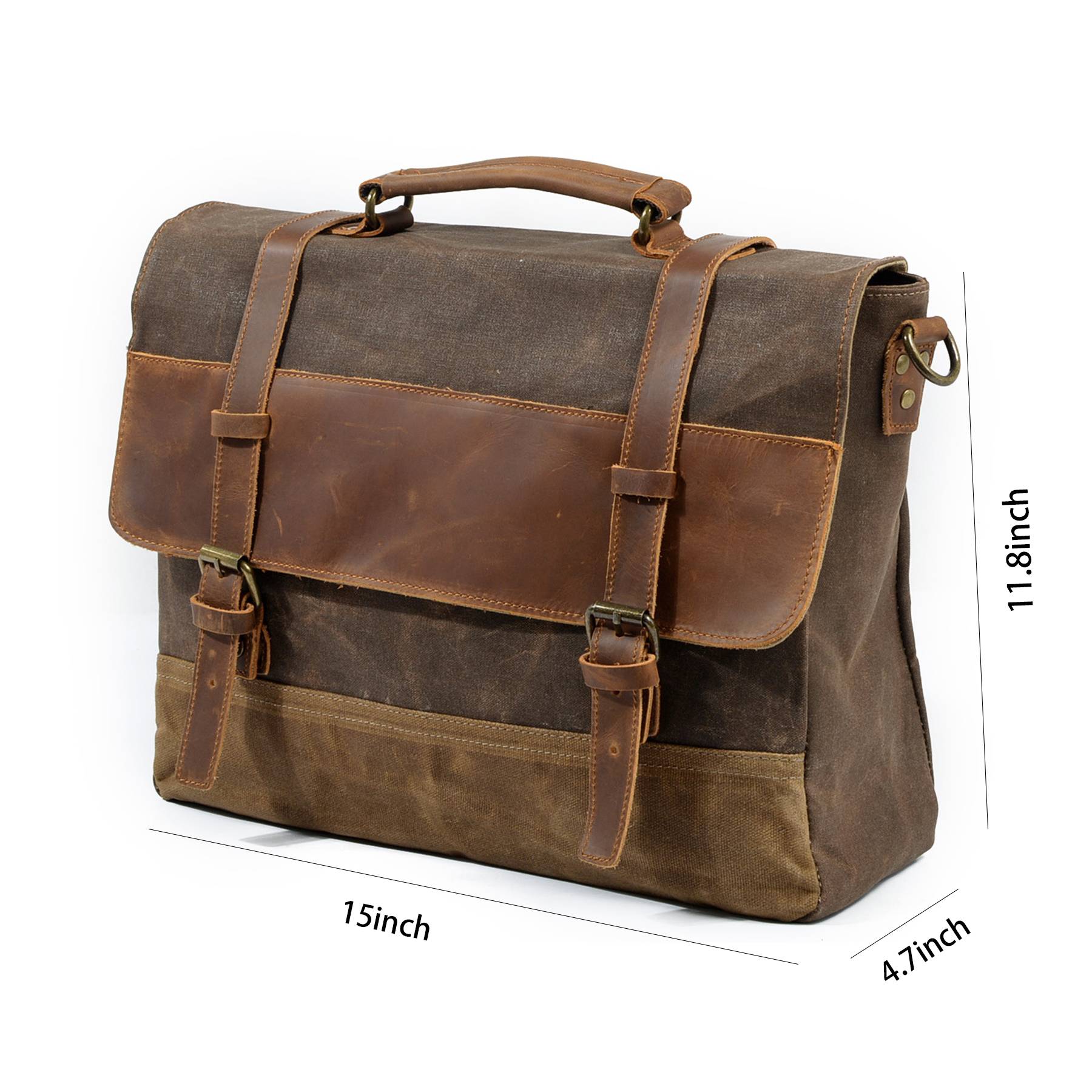 Canvas Waterproof Messenger bag 6