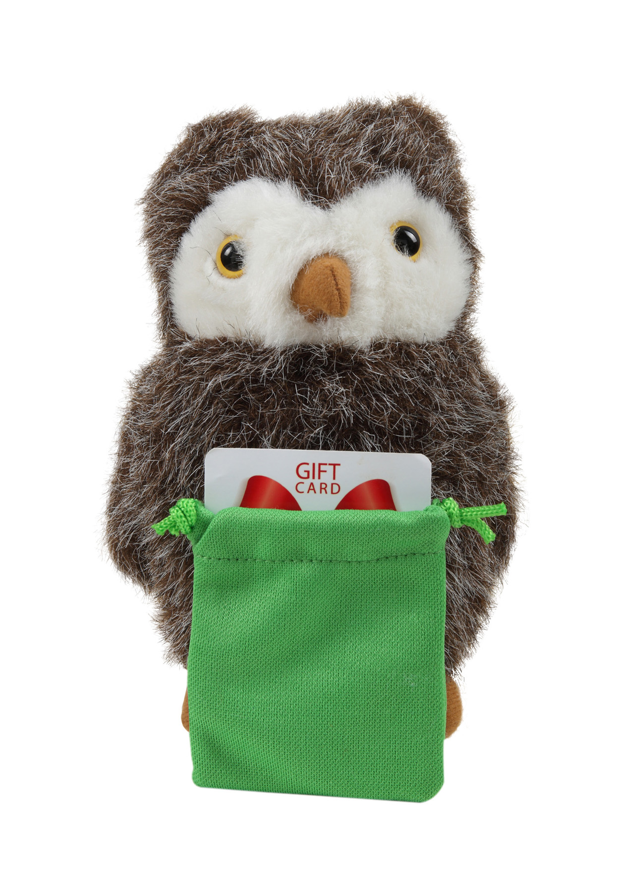 soft plush Owl with gift card sack 4