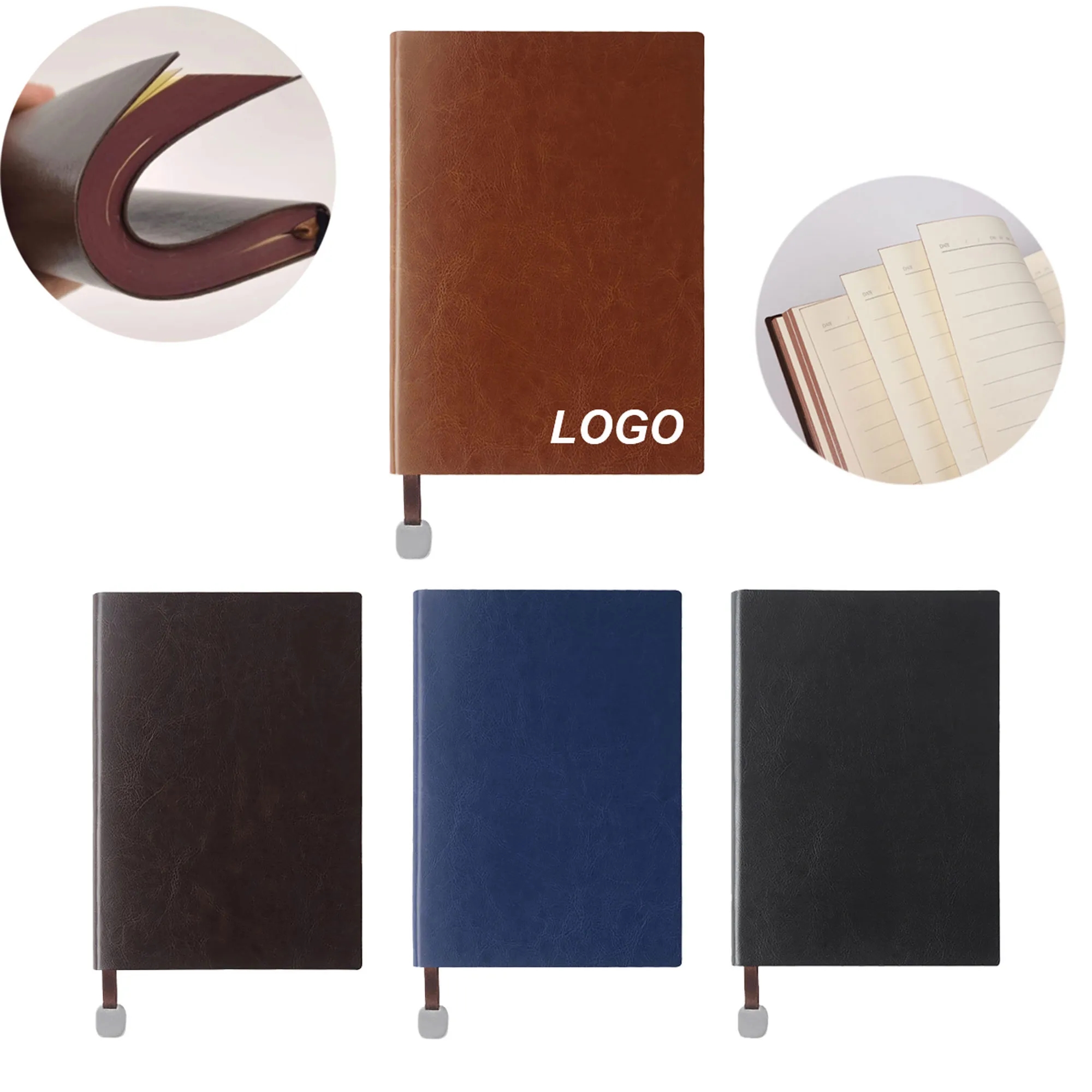 Soft Leather A5 Notebook 2