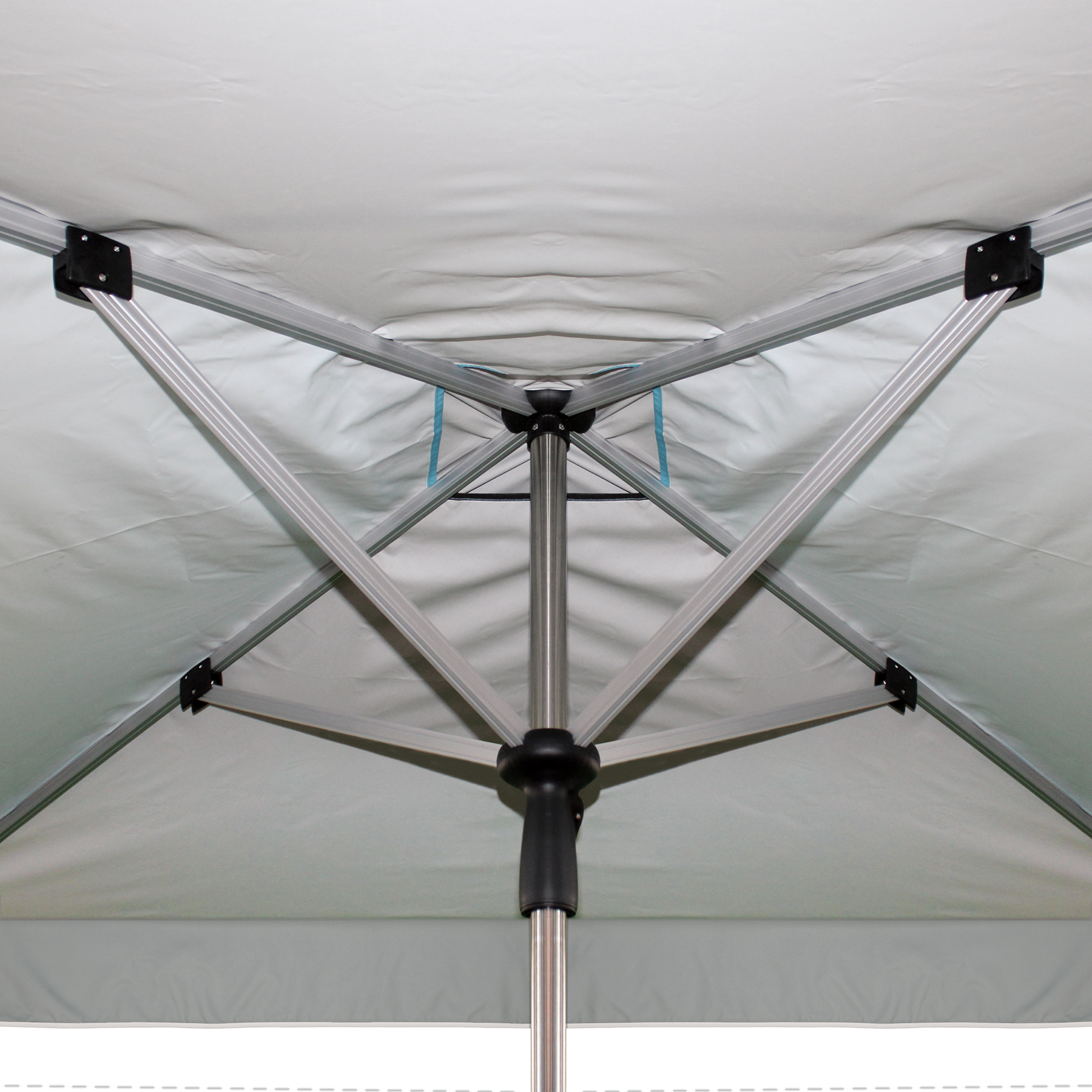 7.5' Heavy Duty Square Umbrella with Valance Kit 4