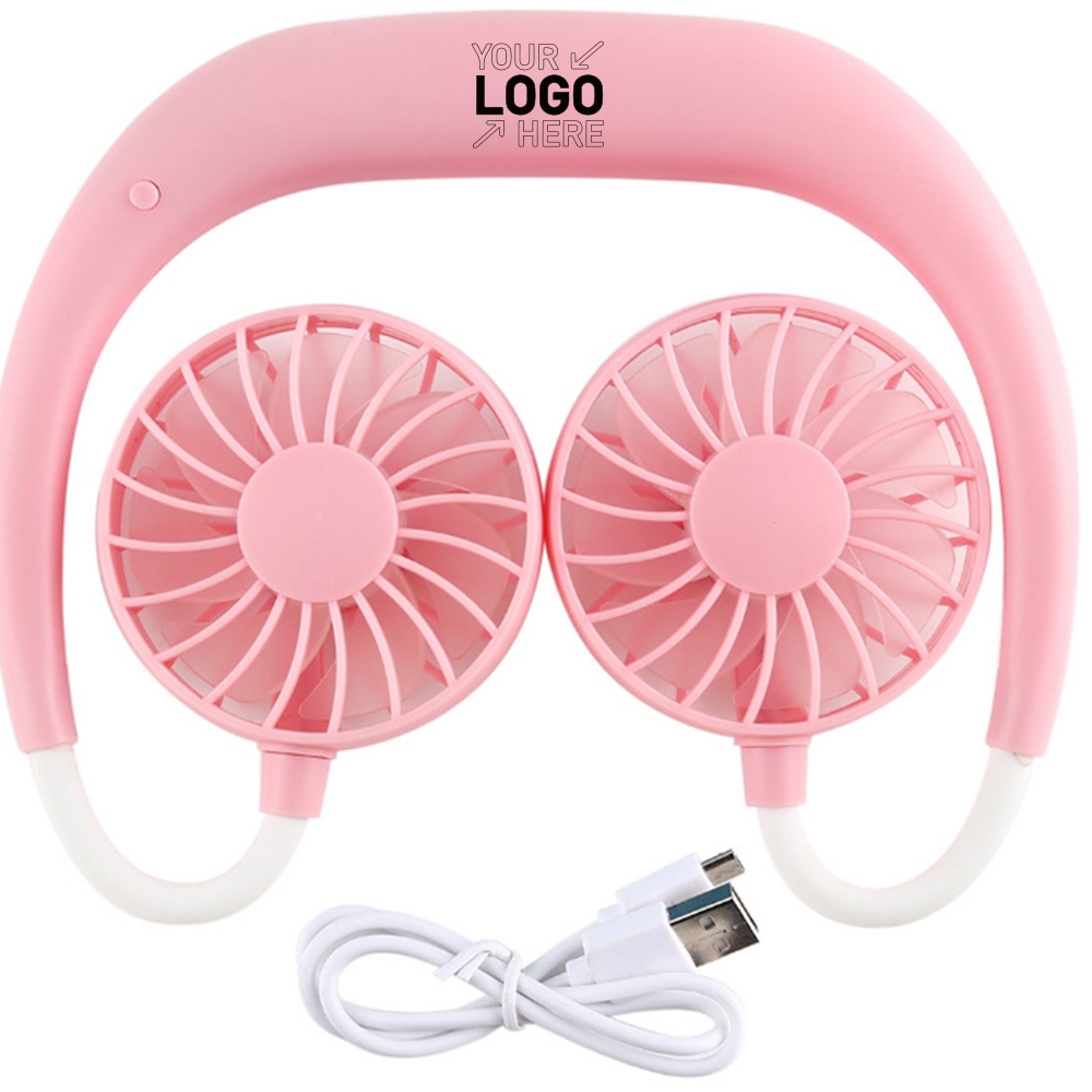 USB Rechargeable Hanging Neck Sports Fan 2