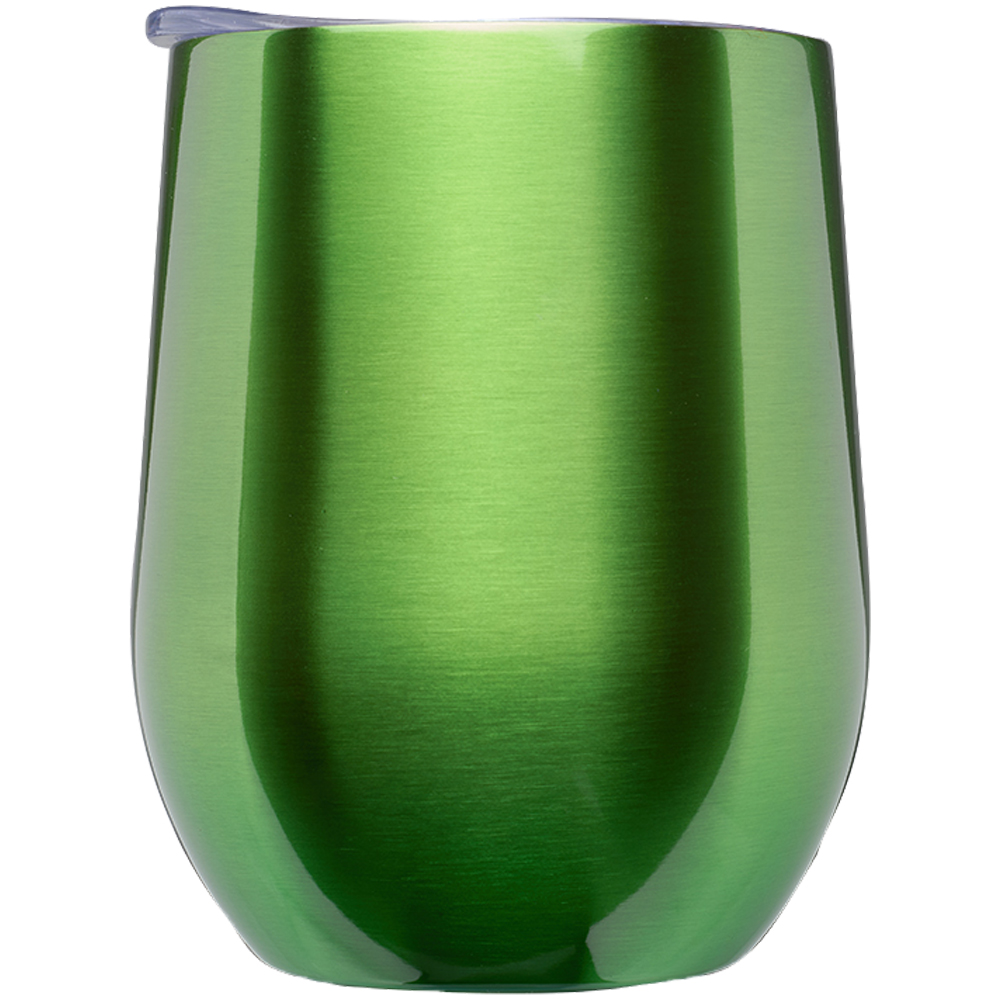 11 oz Stemless Wine Glass with Lid - BPA Free 2