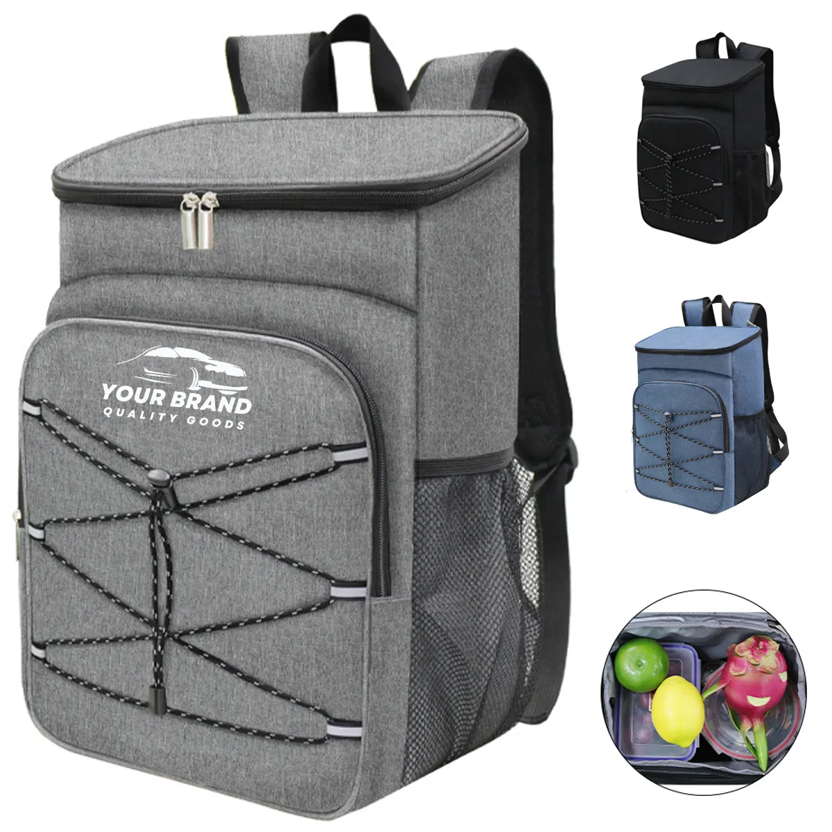 Camping Hiking Travel Insulated Backpack Storage Cooler 4