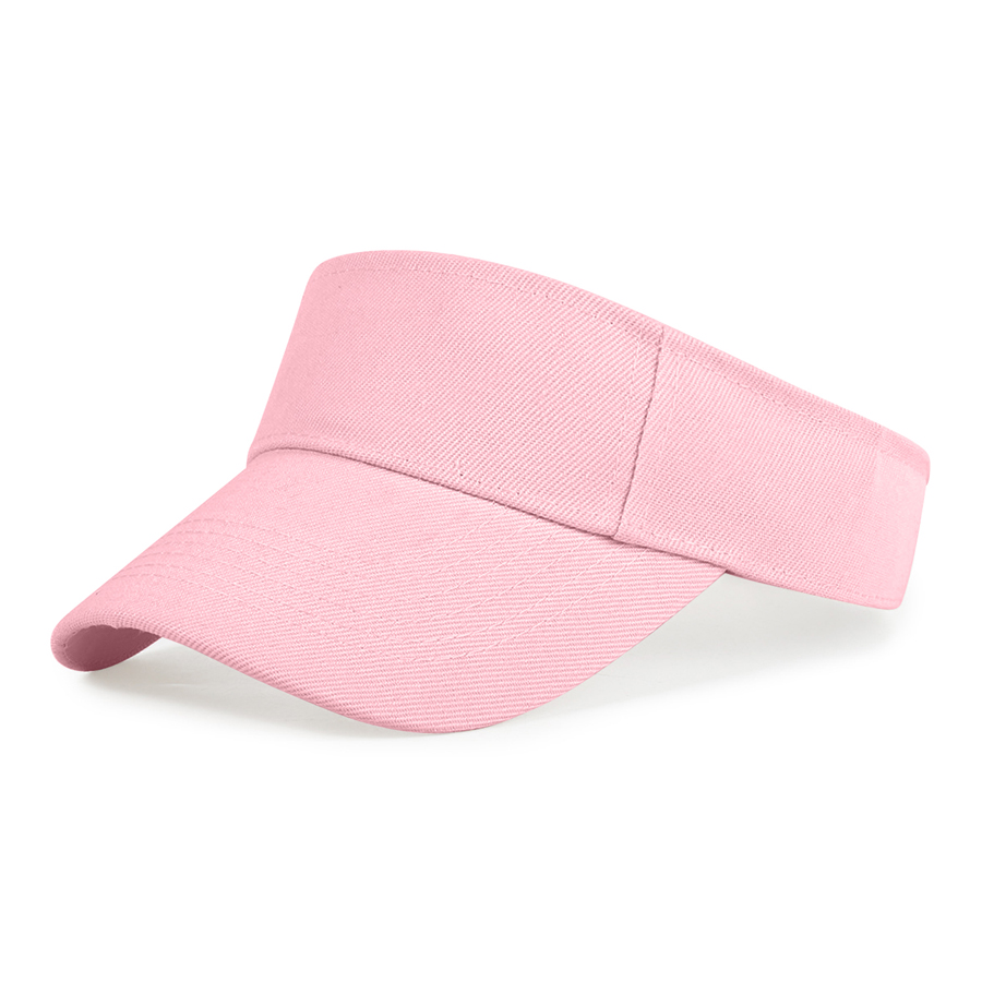Kids' Stock Solid Color Polyester Visor - Sports Style 26