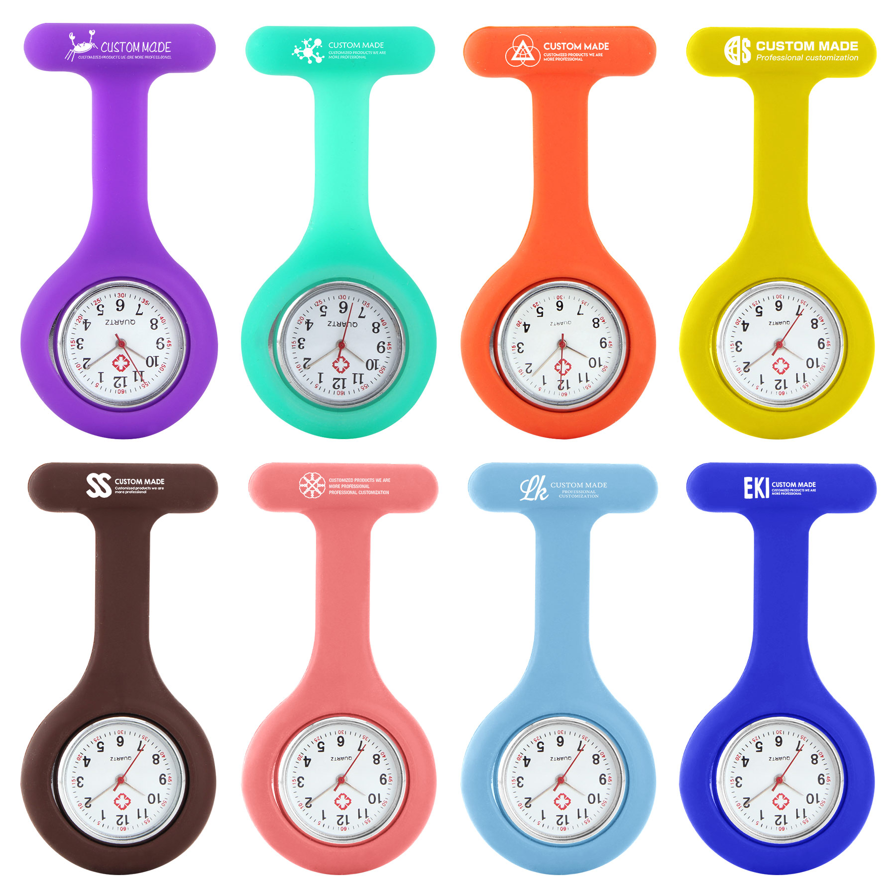 Silicone Nurse Pocket Watch with Pin 1