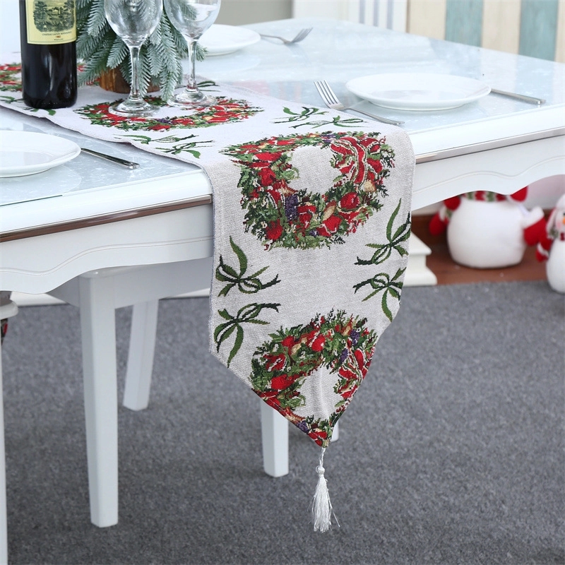 Christmas Knitted Cloth Table Runner 5