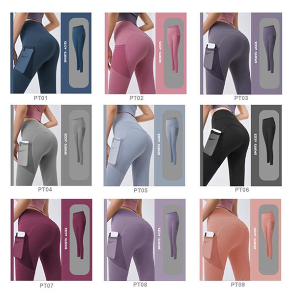 High Waist Leggings Yoga Pants With Pockets 1