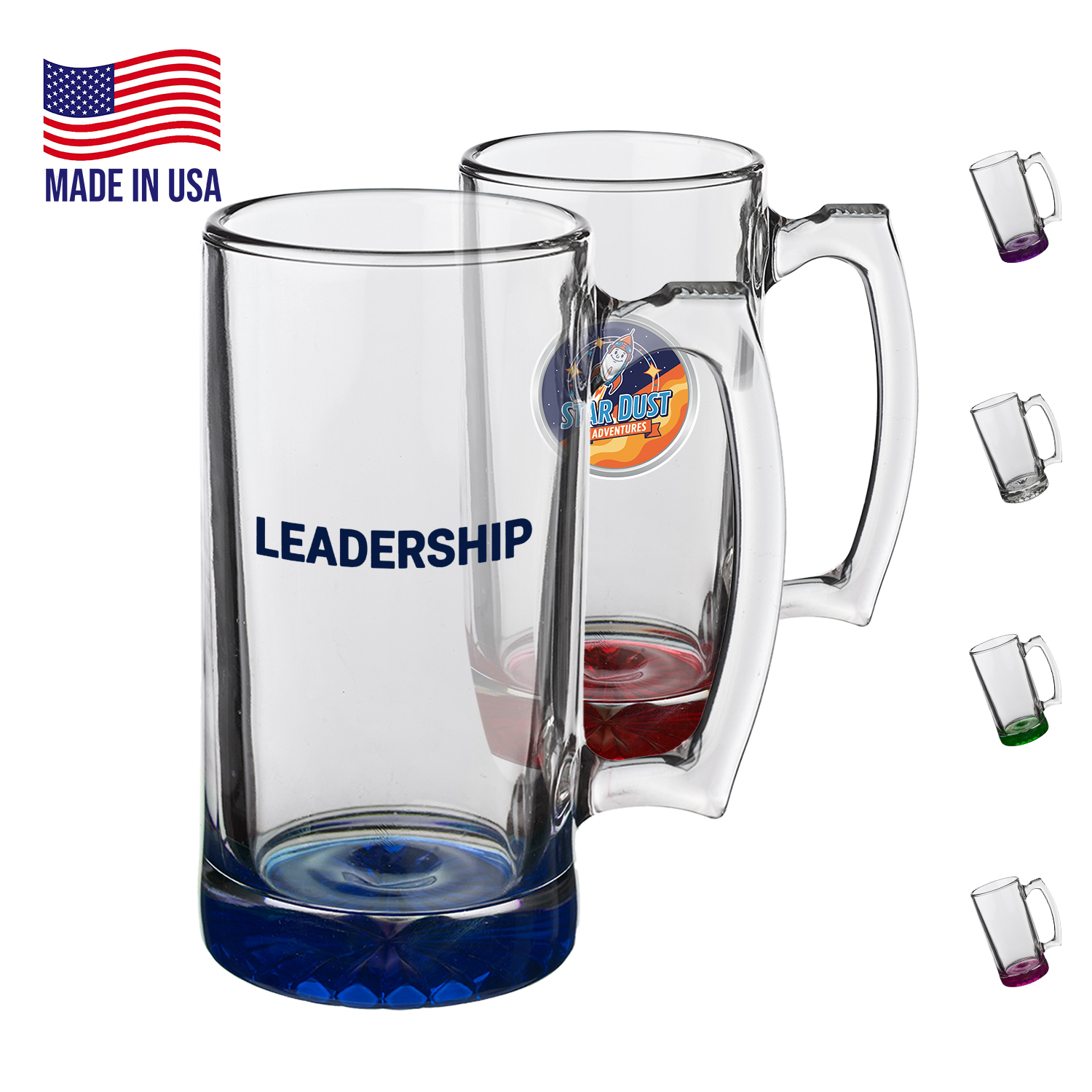 12 oz. Libbey Glass Printed Sports Mugs 2