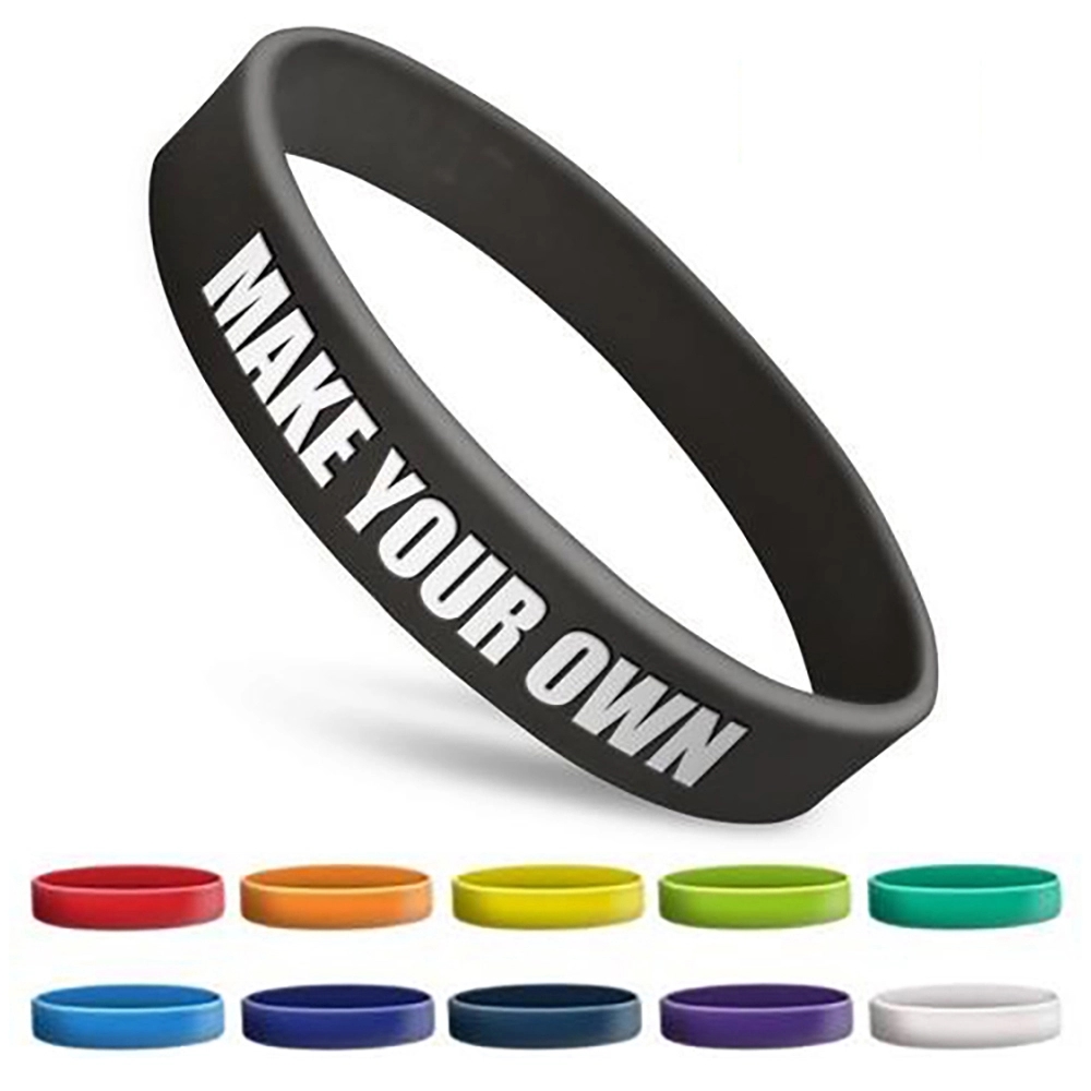 Custom Silicone Wrist Band MOQ 100PCS 4
