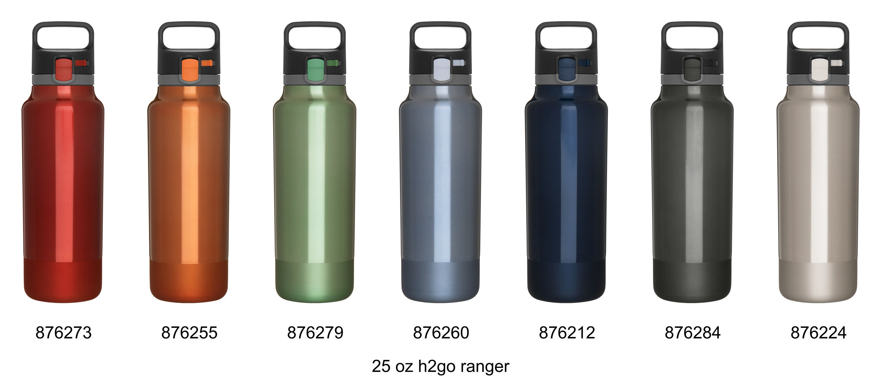 25 oz h2go ranger, custom water bottle with logo imprint 14