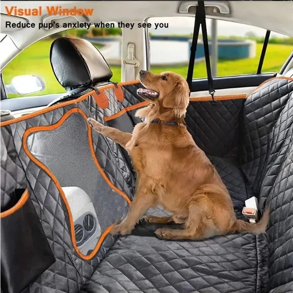 Pet Car Seat Protector with Scratch-Resistant Nonslip Cover 3