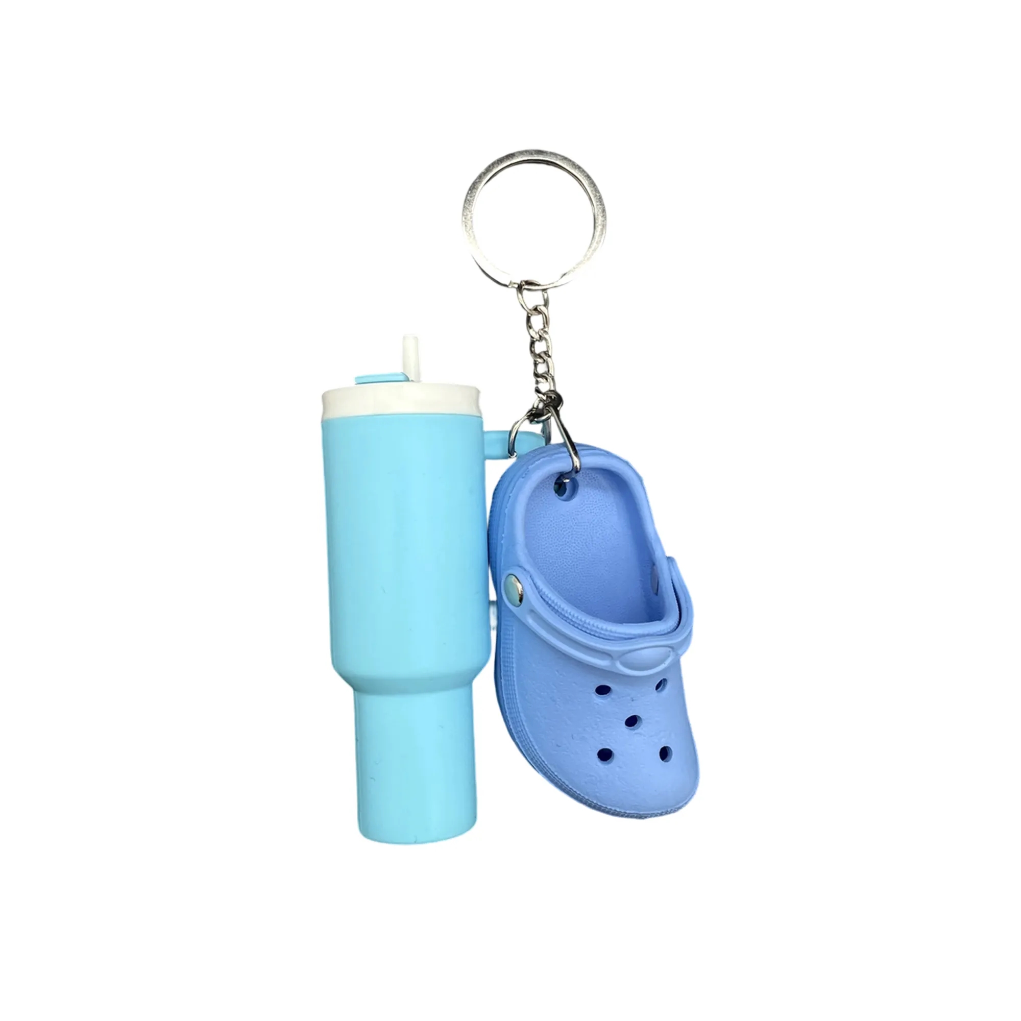 PVC Keychain Ice Cup and Clog Style Trendy Design 15