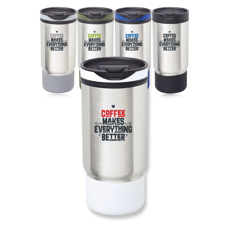 17oz. Ribbed Travel Mug 4