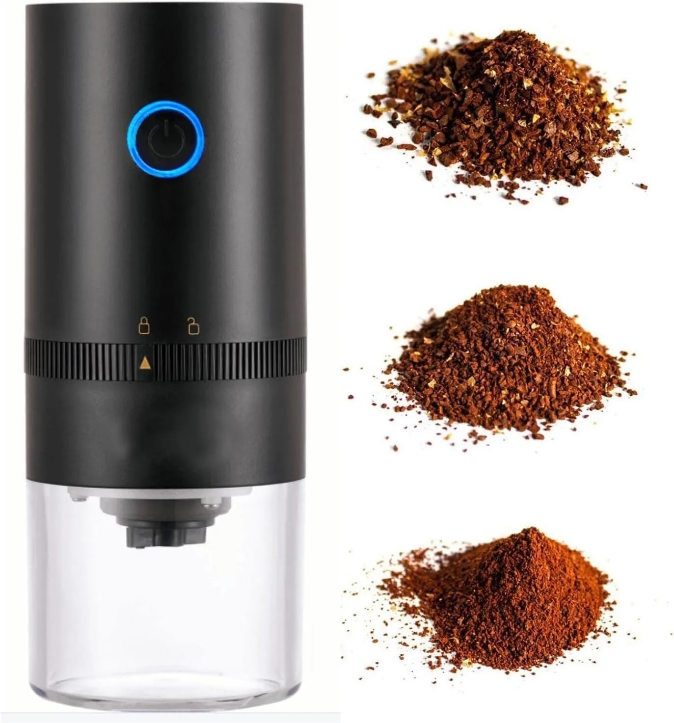 Portable Electric Burr Coffee Grinder 1