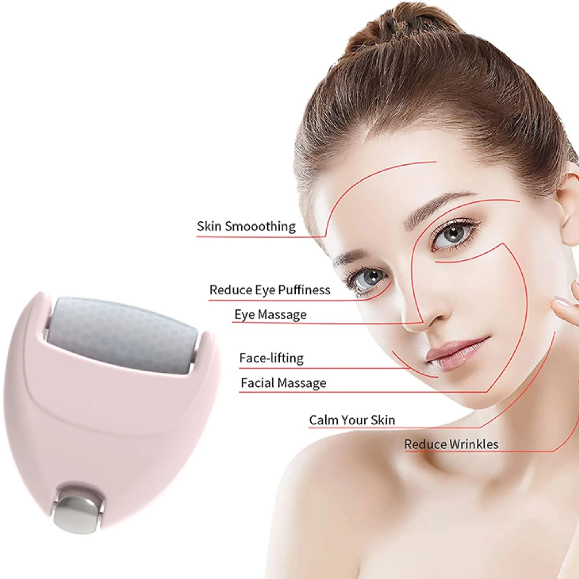 Compact Ice Roller, Soothing Massager, Facial Care 3