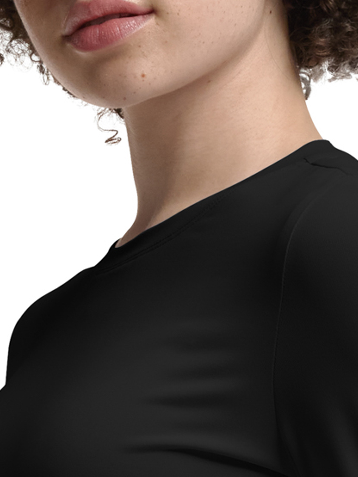 White Cross - VIBE - Women's Shirttail Hemline Underscrub Tee 22
