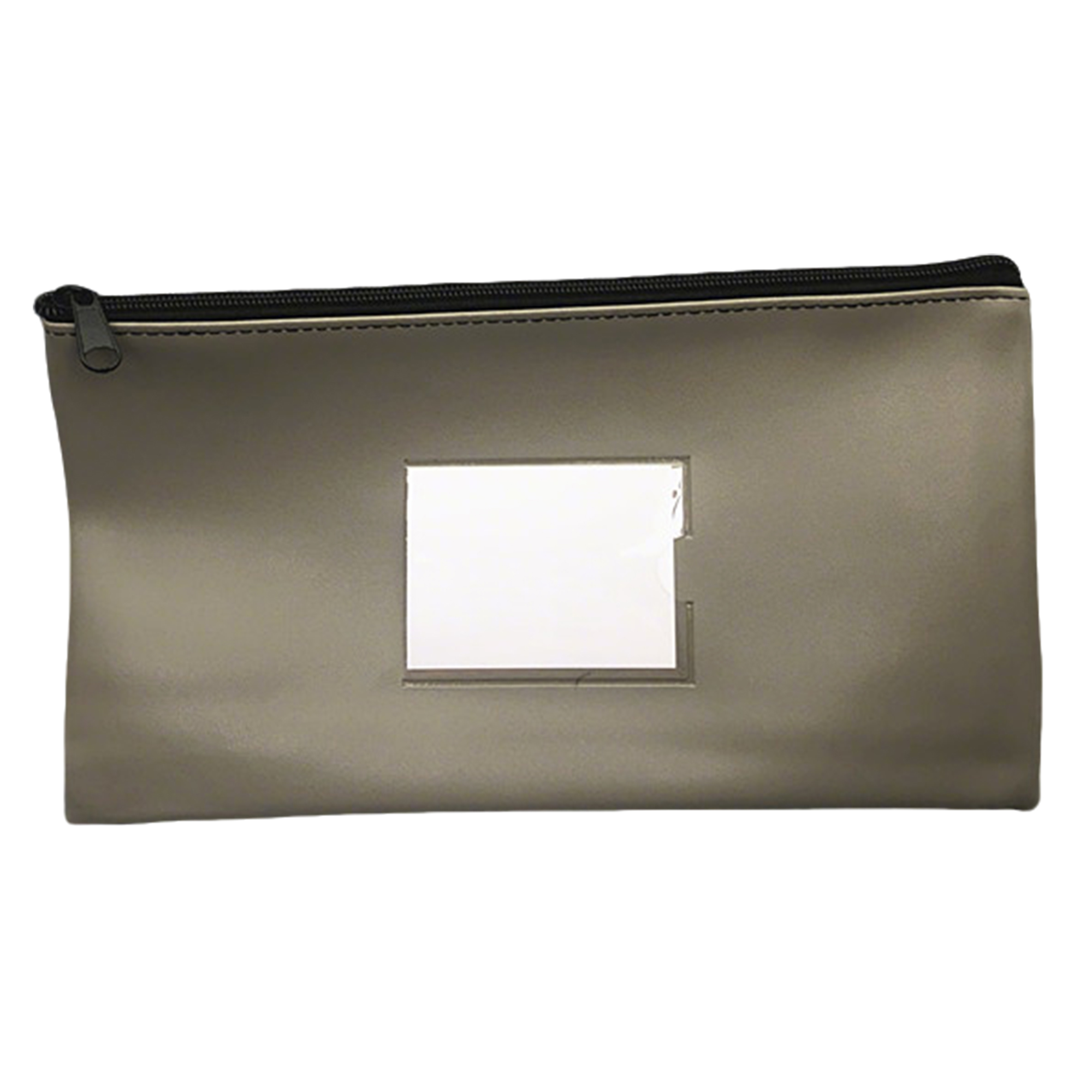 Polyurethane Zipper Deposit Pouch With Soft Liner 10.6" x 6" 17