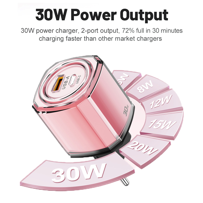 30W USB-C Phone Charger Block 3