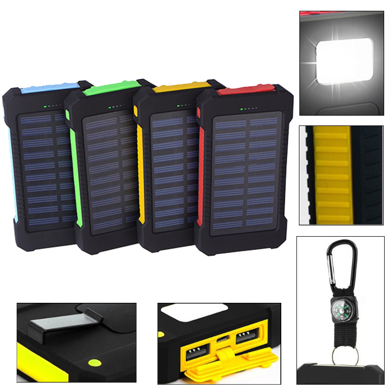 Solar Power Bank With Flashlight 1