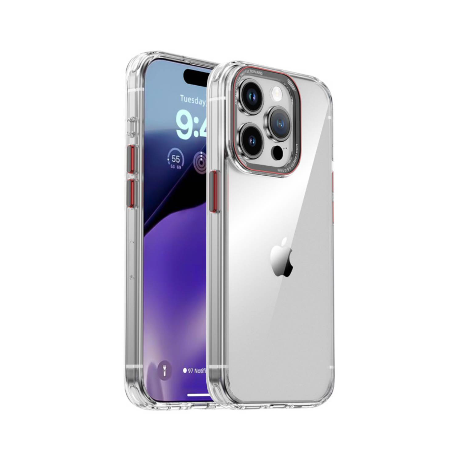Metal Button Mobile Phone Case 2